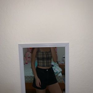 Plaid Crop Top